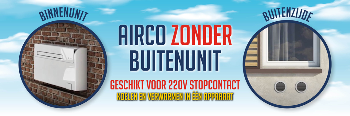 Airco zonder buitenunit